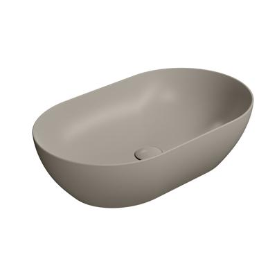 Keramische Opbouw Waskom Sapho Pura 60x37 Mat Grijs