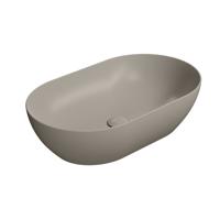Keramische Opbouw Waskom Sapho Pura 60x37 Mat Grijs