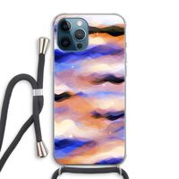 Donkere Wolken: iPhone 12 Pro Max Transparant Hoesje met koord