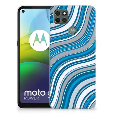 Motorola Moto G9 Power | TPU bumper | Waves Blue