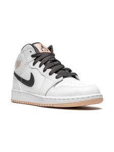 Jordan Kids baskets mi-montantes Air Jordan 1 GS - Blanc