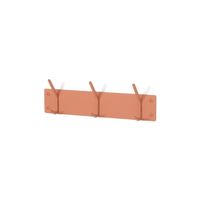 Kapstok Duncan Terracotta 3-haaks