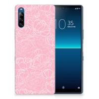 Sony Xperia L4 | TPU Case | White Flowers