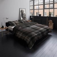Dekbedovertrek Katoen Satijn Chestnut Plaid Ruiten 240x200 Cm Verkoelend McGregor - Dekbed-Discounter.nl