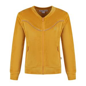 MAYCE zomer vest meisjes - oker geel - velvet