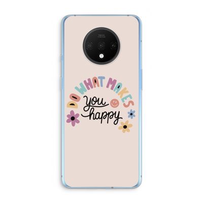 Happy days: OnePlus 7T Transparant Hoesje