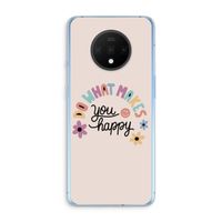 Happy days: OnePlus 7T Transparant Hoesje Happy days: OnePlus 7T Transparant Hoesje