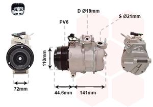 Van Wezel Airco compressor 1801K719