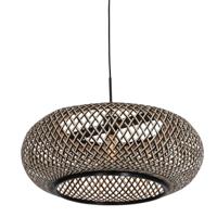 Steinhauer Zwart rotan hanglampSparkled Ø 60cm - 7506ZW
