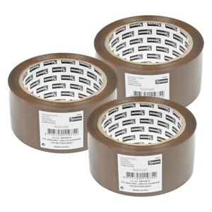 Verpakkingstape - 5x - bruin - 48mm x 66m - verpakkingsbenodigdheden voor kantoor/thuis