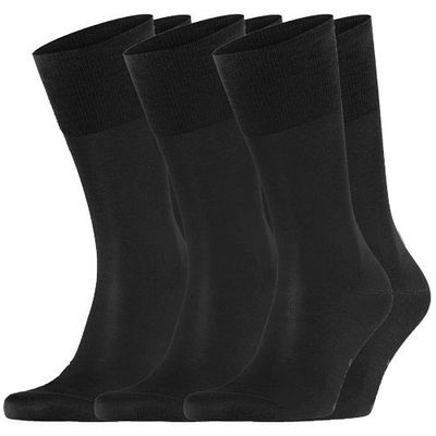 FALKE Airport sokken 3-paar zwart