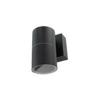 Wandlamp LED 1x5Watt ZWART 230Volt IP65 dimbaar