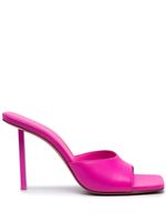 Amina Muaddi mules Lupita 95 mm en cuir - Rose - thumbnail