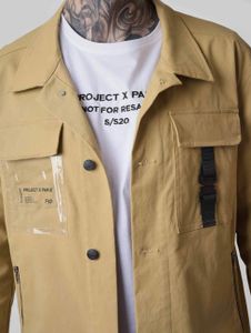 Project X Paris / Zomerjas Transparent Pocket in beige