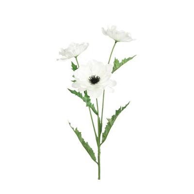 Kunstbloem Anemone Wit