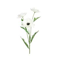 Kunstbloem Anemone Wit