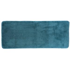 Tendance Badmat Aquarius - microfiber - hoogpolig - extra lang - zeeblauw - 50 x 120 cm - antislip