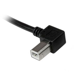 StarTech.com 2 m USB 2.0 A naar linkshoekige B-kabel M/M