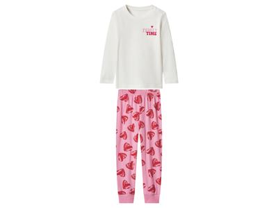 lupilu Kinder pyjama (Wit/roze, 110/116)