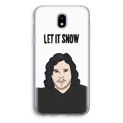 Let It Snow: Samsung Galaxy J5 (2017) Transparant Hoesje