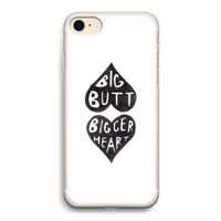 Big butt bigger heart: iPhone 7 Transparant Hoesje