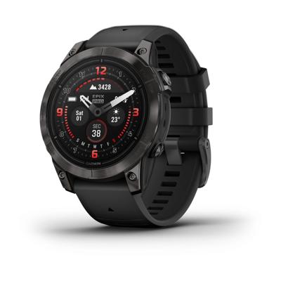 Garmin epix Pro (Gen 2) Sapphire Edition 3,3 cm (1.3") AMOLED 47 mm Digitaal 416 x 416 Pixels Touchscreen Zwart Wifi GPS