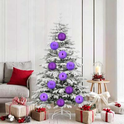 Kerstbal Set 9 pcs Lila