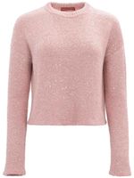 Altuzarra pull Yasworth à ornements de sequins - Rose