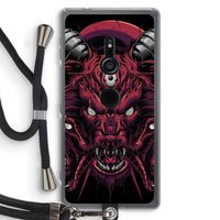 Hell Hound and Serpents: Sony Xperia XZ2 Transparant Hoesje met koord