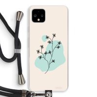 Love your petals: Pixel 4 XL Transparant Hoesje met koord