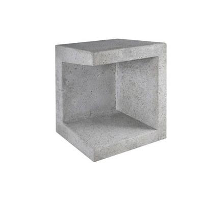 U-element hoek grijs 40x40x50 cm - Gardenlux