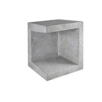 U-element hoek grijs 40x40x50 cm - Gardenlux