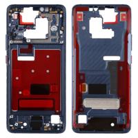 Front behuizing LCD frame bezel plaat met Zijkleutel voor Huawei mate 20 Pro (blauw)
