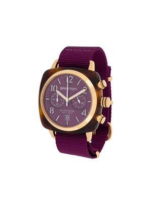Briston montre Clubmaster Classic 40 mm - Violet
