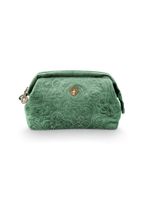 Pip Studio Pip Cosmetic Purse Small Velvet Quilted Green 19x12x8.5cm