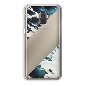 Golven: Samsung Galaxy A8 (2018) Transparant Hoesje