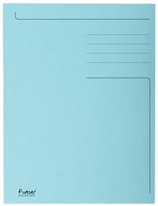 Exacompta dossiermap Foldyne ft 24 x 32 cm (voor ft A4), lichtblauw, pak van 50 stuks