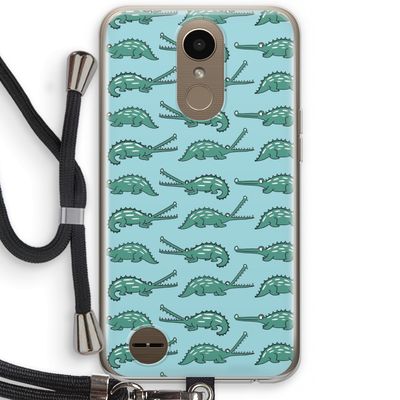 Kroko: LG K10 (2017) Transparant Hoesje met koord