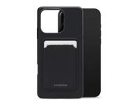 Mobilize Mobilize Rubber Gelly Card Case Apple iPhone 16 Pro Max Matt Black