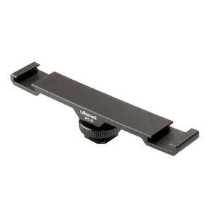 Ulanzi Dual cold shoe mount voor het monteren van extra lamp en/of microfoon