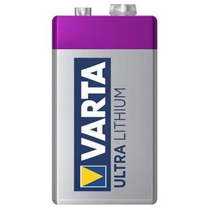 Varta Ultra Lithium 9V Batterij 06122301401