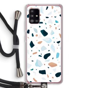Terrazzo N°13: Samsung Galaxy A51 5G Transparant Hoesje met koord