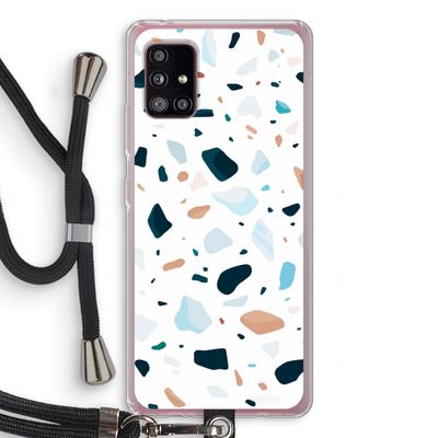 Terrazzo N°13: Samsung Galaxy A51 5G Transparant Hoesje met koord