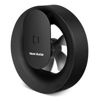 Vent-Axia Svara 110 m3/h (app gestuurd) - Ø100mm - zwart