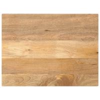 Tafelblad rechthoekig 70x50x2,5 cm massief mangohout