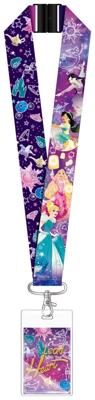 Disney Princess Deluxe Lanyard with Card Holder Lead with your heart