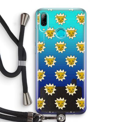 Leeuwenkoppen: Huawei P Smart (2019) Transparant Hoesje met koord