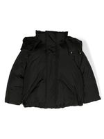 MM6 Maison Margiela Kids doudoune à logo brodé - Noir