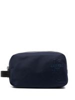 Lancel trousse de toilette à logo imprimé - Bleu