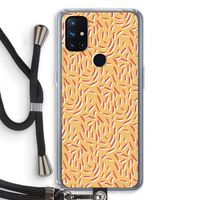 Camouflage: OnePlus Nord N10 5G Transparant Hoesje met koord